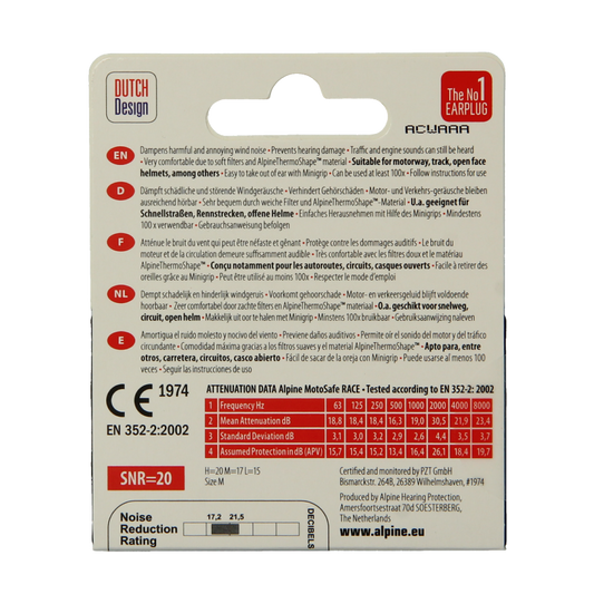 Alpine Motosafe race 1 Paar