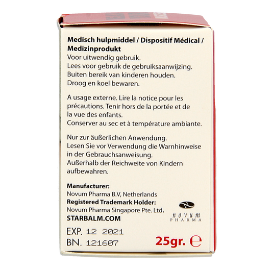 Star balm Rood 25.00 Gram