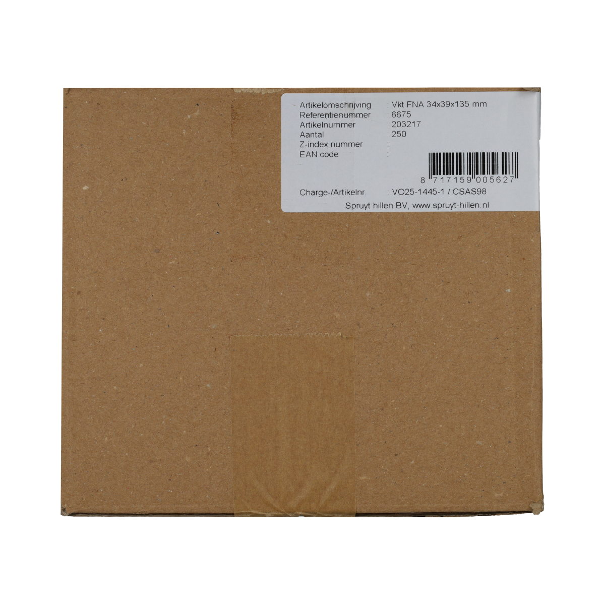 Spruyt Hillen Tubevouwdoos 250.00 Stuks