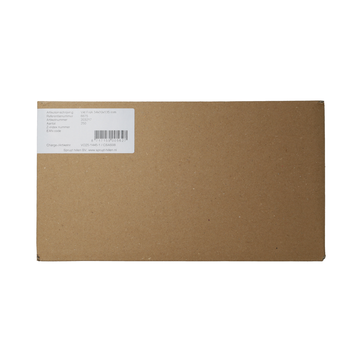 Spruyt Hillen Tubevouwdoos 250.00 Stuks