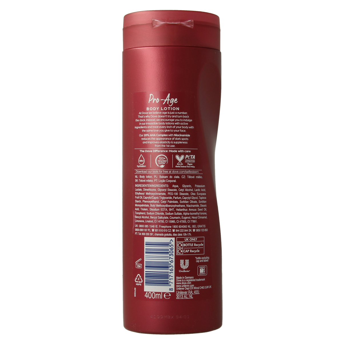 Dove Bodylotion pro age 400.00 Milliliter