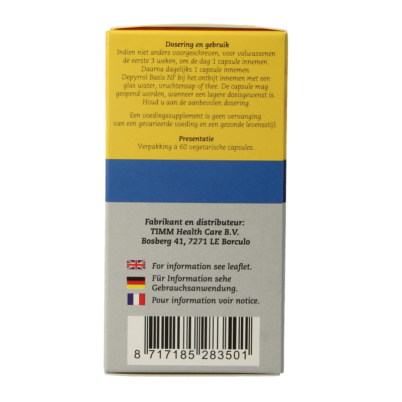 Depyrrol Basis NF 60 Vegetarische capsules