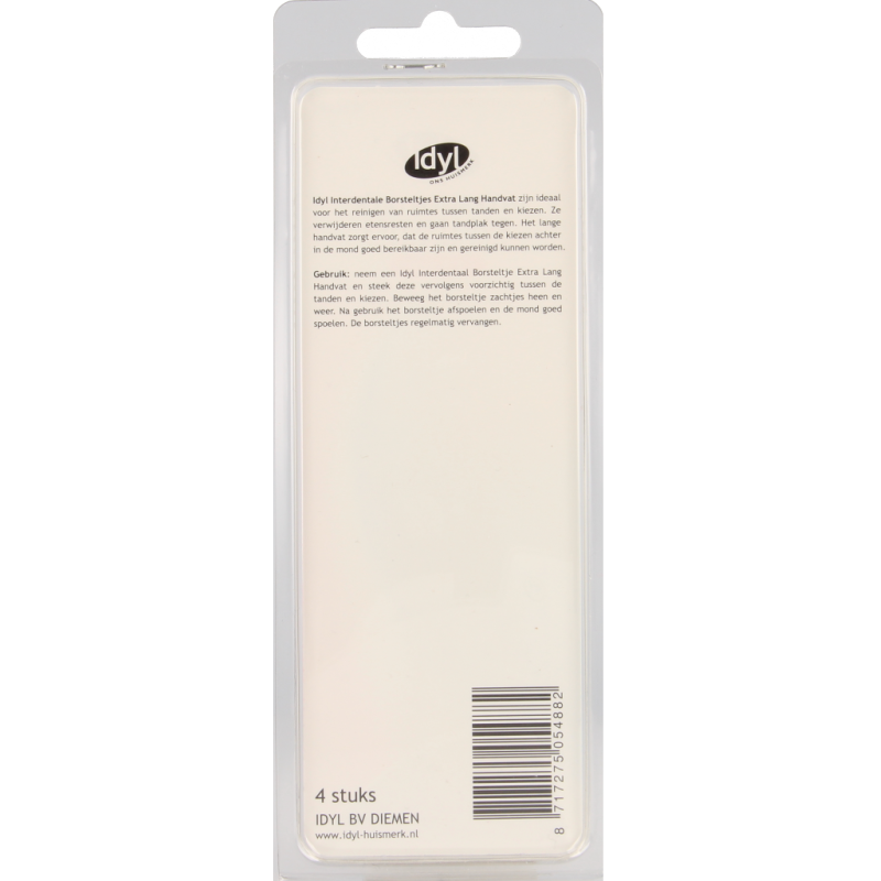 Idyl Interdentaal borstel XL handvat 1.9mm 4 Stuks