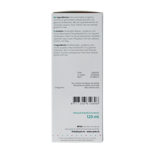 RPSH Oligo Juniperus communis - Jeneverbes 120.00 Milliliter