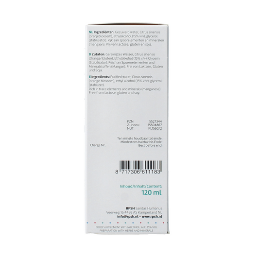 RPSH Oligo Quies - Oranjebloesem 120.00 Milliliter