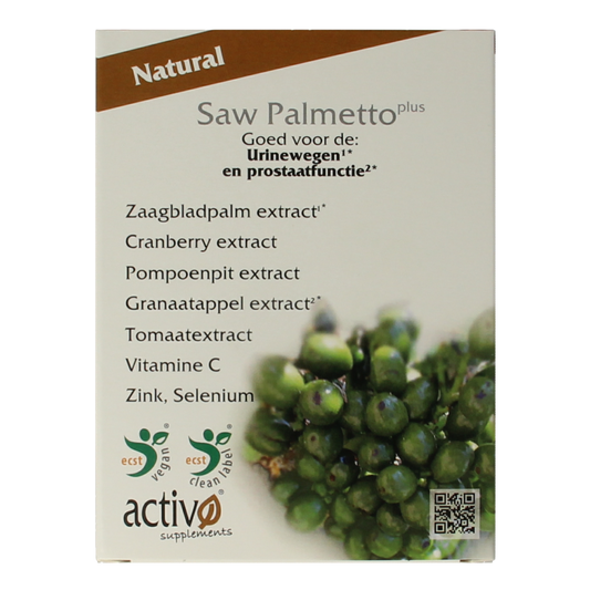 Activo Saw palmetto plus 60 Vegetarische capsules