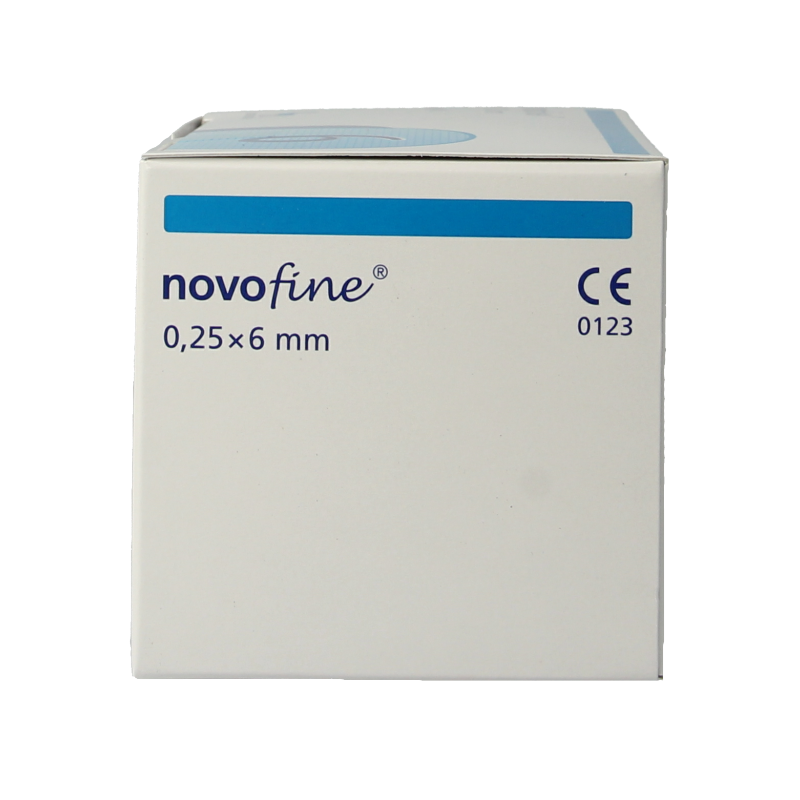 Novo Nordisk Novofine naalden 0.25 x 6 mm 31 gram 100 Stuks
