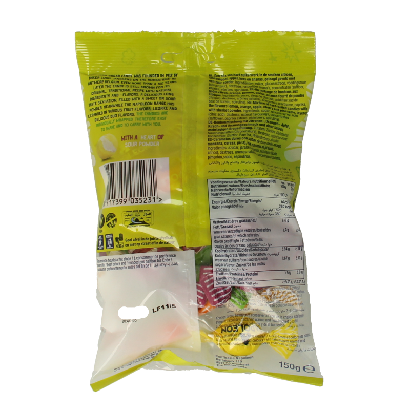 Napoleon Fruitmix kogels 150 Gram