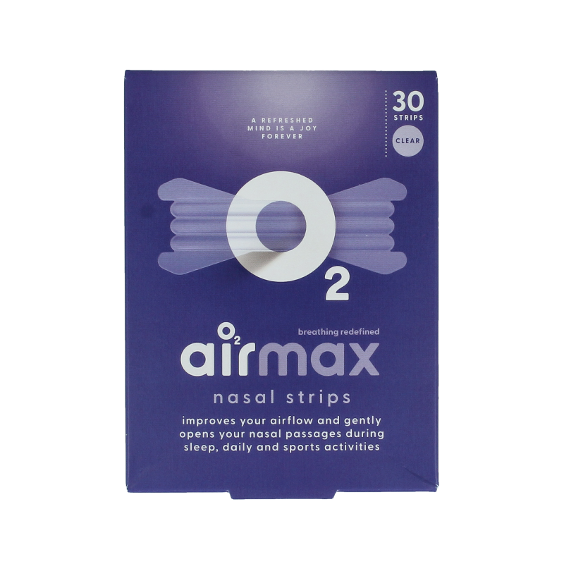 Airmax Nasal strip clear 30 Stuks