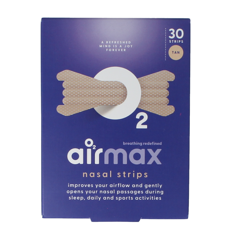 Airmax Nasal strips tan 30 Stuks