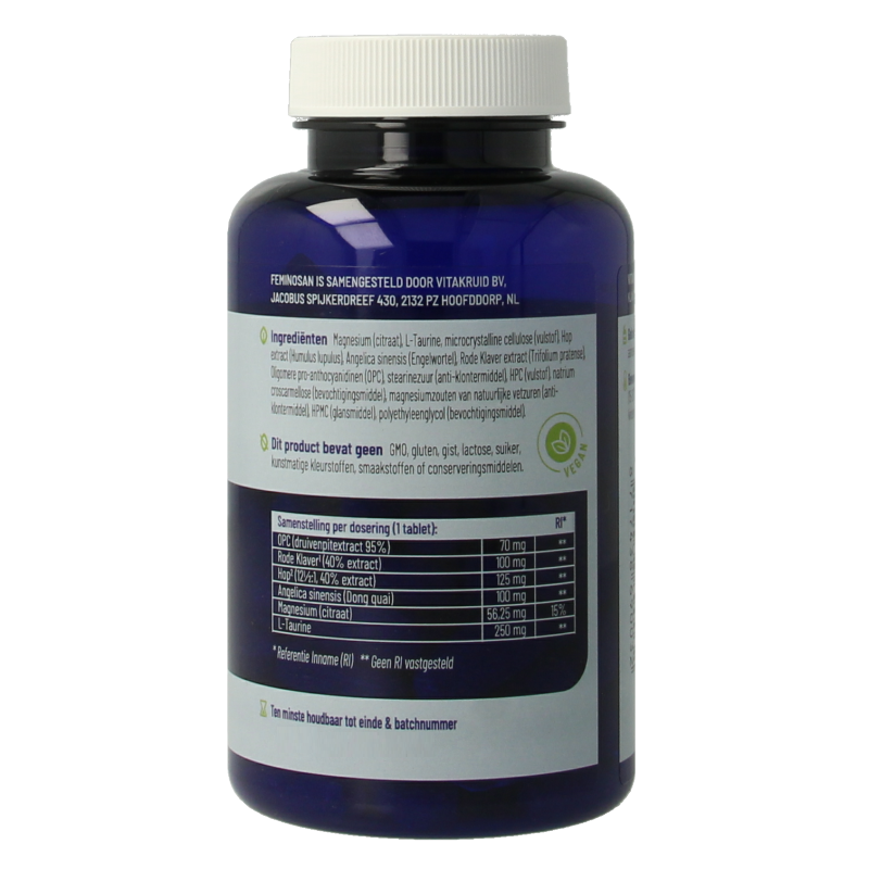 Vitakruid Feminosan Overgang complex oa Rode klaver & Hop 90 Tabletten