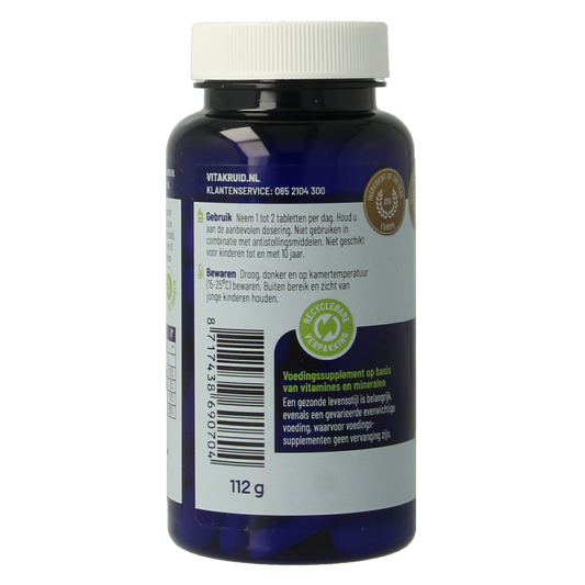Vitakruid Osta K2 & D3 Algae met Calcium & Magnesium 90 Tabletten