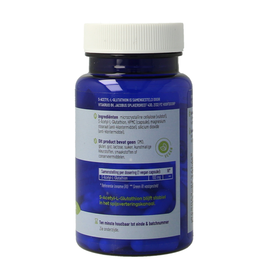 Vitakruid S-Acetyl-L-Glutathion 100 mg 30.00 Vegetarische capsules