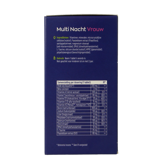 Vitakruid Multi Dag & Nacht Vrouw 100% Vegan 2 x 90 180.00 Tabletten