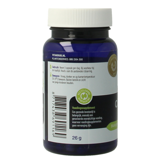 Vitakruid Co-enzym Q10 Ubiquinol actieve vorm Kaneka 100 mg 60 Vegetarische capsules