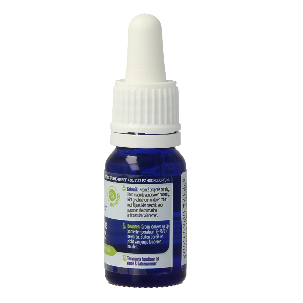 Vitakruid Vitamine D3 & K2 (MenaQ7) met druppelpipet 10 Milliliter
