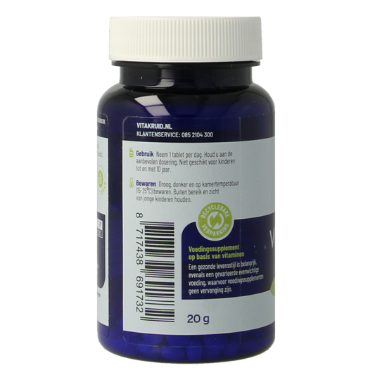 Vitakruid Vitamine D3 Vegan 25 mcg / 1000 IE 120 Tabletten