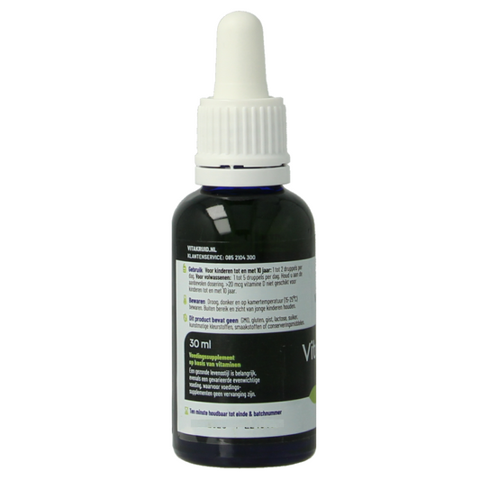 Vitakruid Vitamine D3 Vegan Vitashine 5 mcg per druppel 30 Milliliter