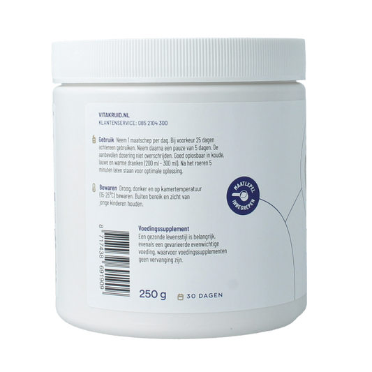 Vitakruid Collageen Solugel poeder met vitamine C & D 250 Gram