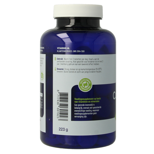 Vitakruid Calcium 400 & D3 uit duurzame Rode Alg Aquamin TG 90 Kauwtabletten