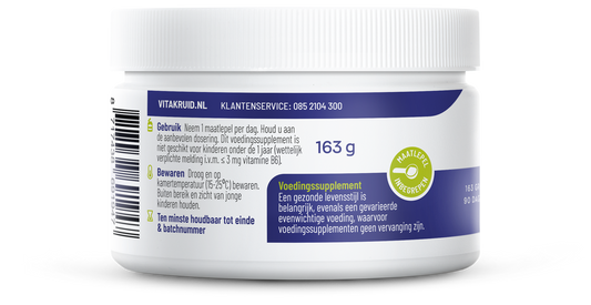 Vitakruid Multi Basis Vegan poeder met natuurlijke vormen 163 Gram