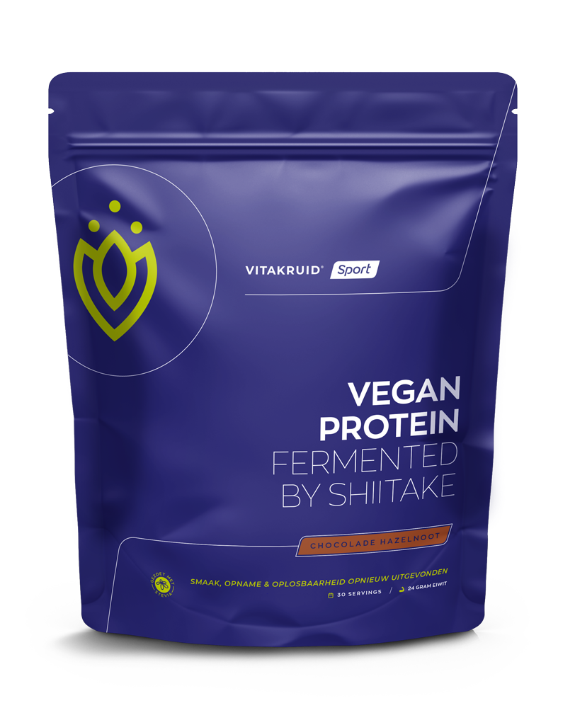 Vitakruid Vegan protein fermented by shiitake chocolade 921 Gram