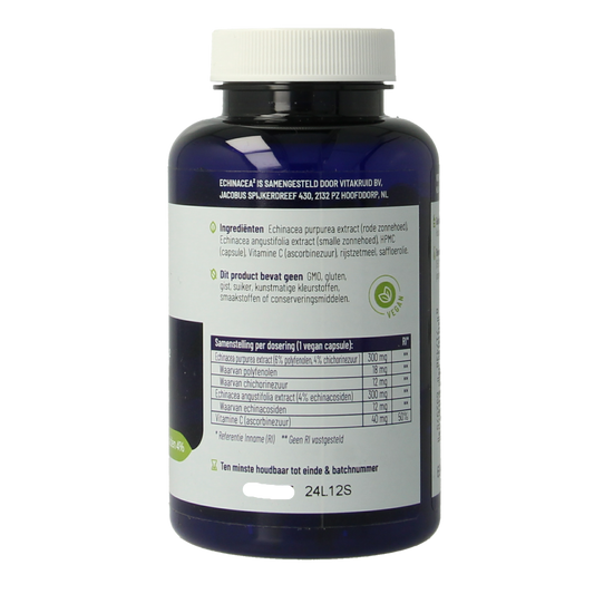 Vitakruid Echinacea purpurea (4%) angustifolia (6%, 4%) 90.00 Vegetarische capsules