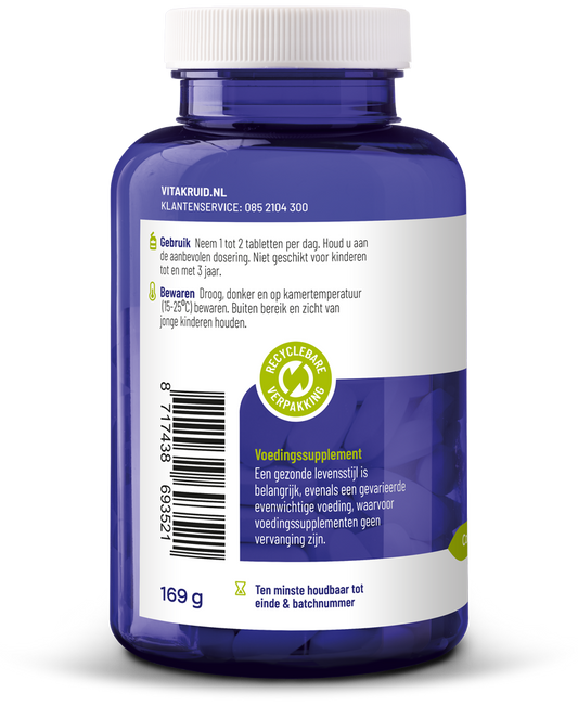 Vitakruid Magnesium sport bisglycinaat malaat tri-dicitraat 90 Tabletten