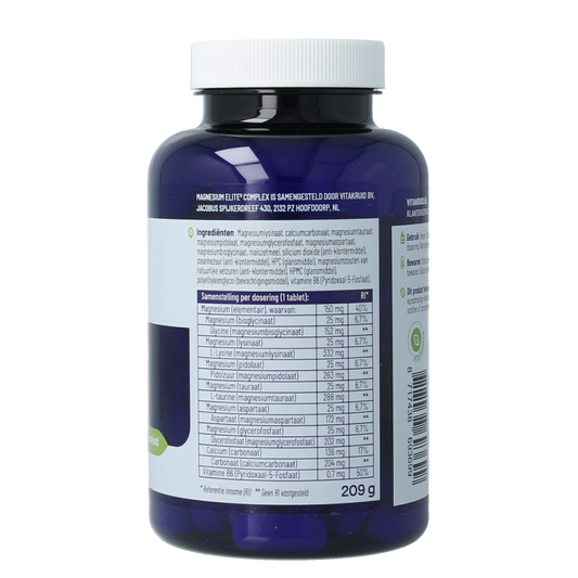 Vitakruid Magnesium elite6 complex oa lysinaat & pidolaat 90.00 Tabletten