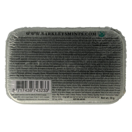 Barkleys Classic mints spearmint 50.00 Gram