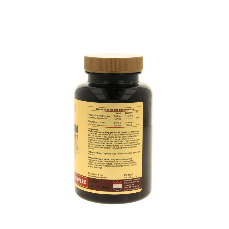 Artelle Magnesium bisglycinaat & citraat 100 Tabletten