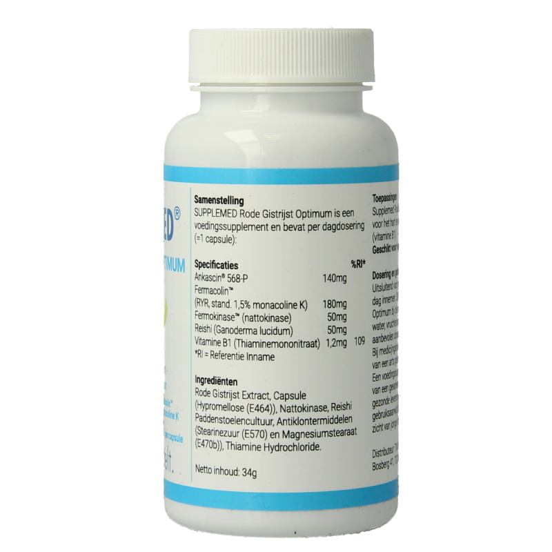 Supplemed Rode gist rijst optimum 60 Capsules