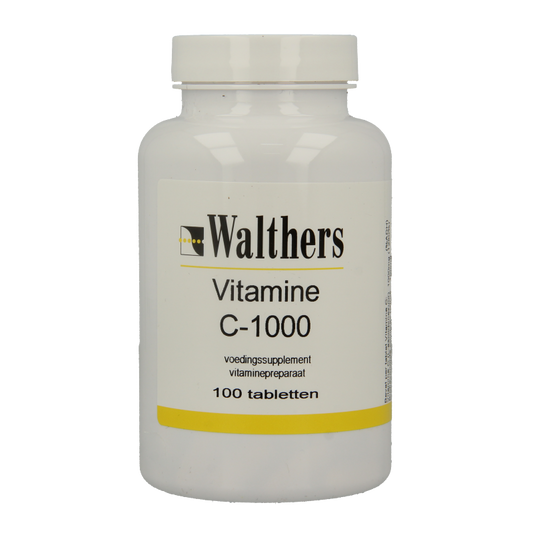 Walthers Vitamine C 1000 mg bioflav/rozenbottel 100 Tabletten