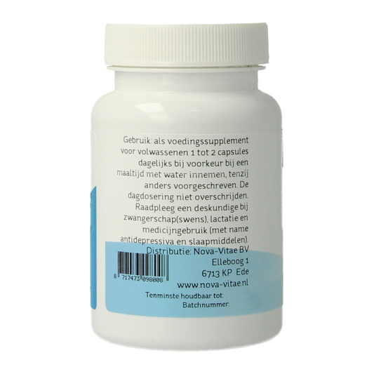 Nova Vitae Rhodiola rosea extract 60 Vegetarische capsules