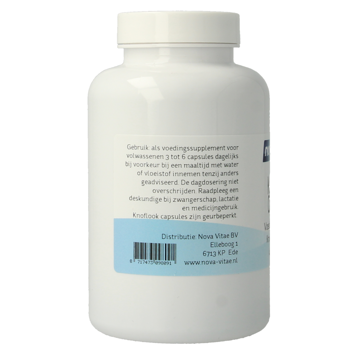 Nova Vitae Knoflook 270mg 450.00 Capsules