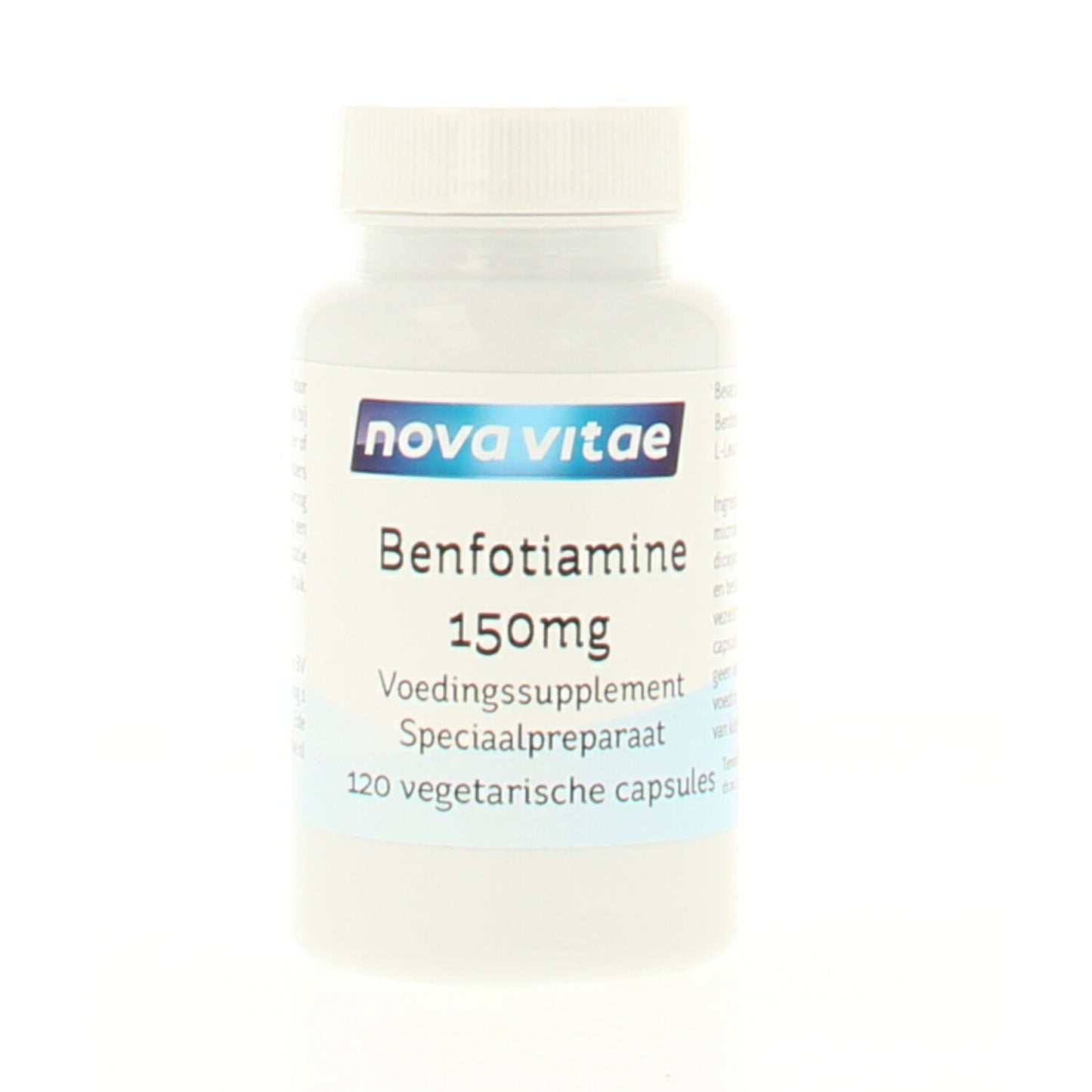 Nova Vitae Benfotiamine (vitamine B1) 150mg 120 Vegetarische capsules