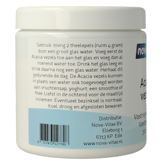 Nova Vitae Acacia vezels 300 Gram