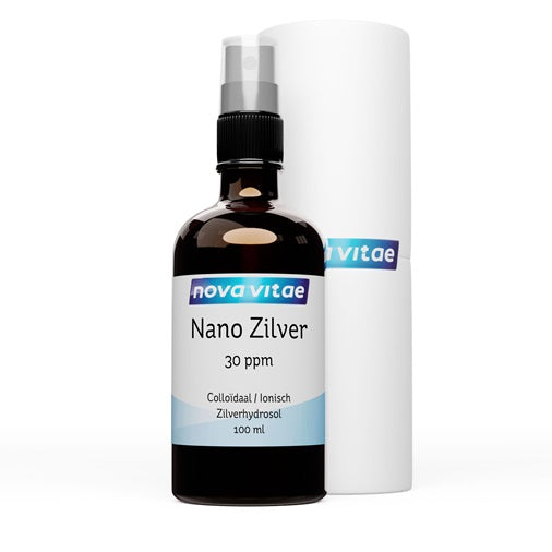 Nova Vitae Nano zilver colloidaal spray 30ppm 100 Milliliter
