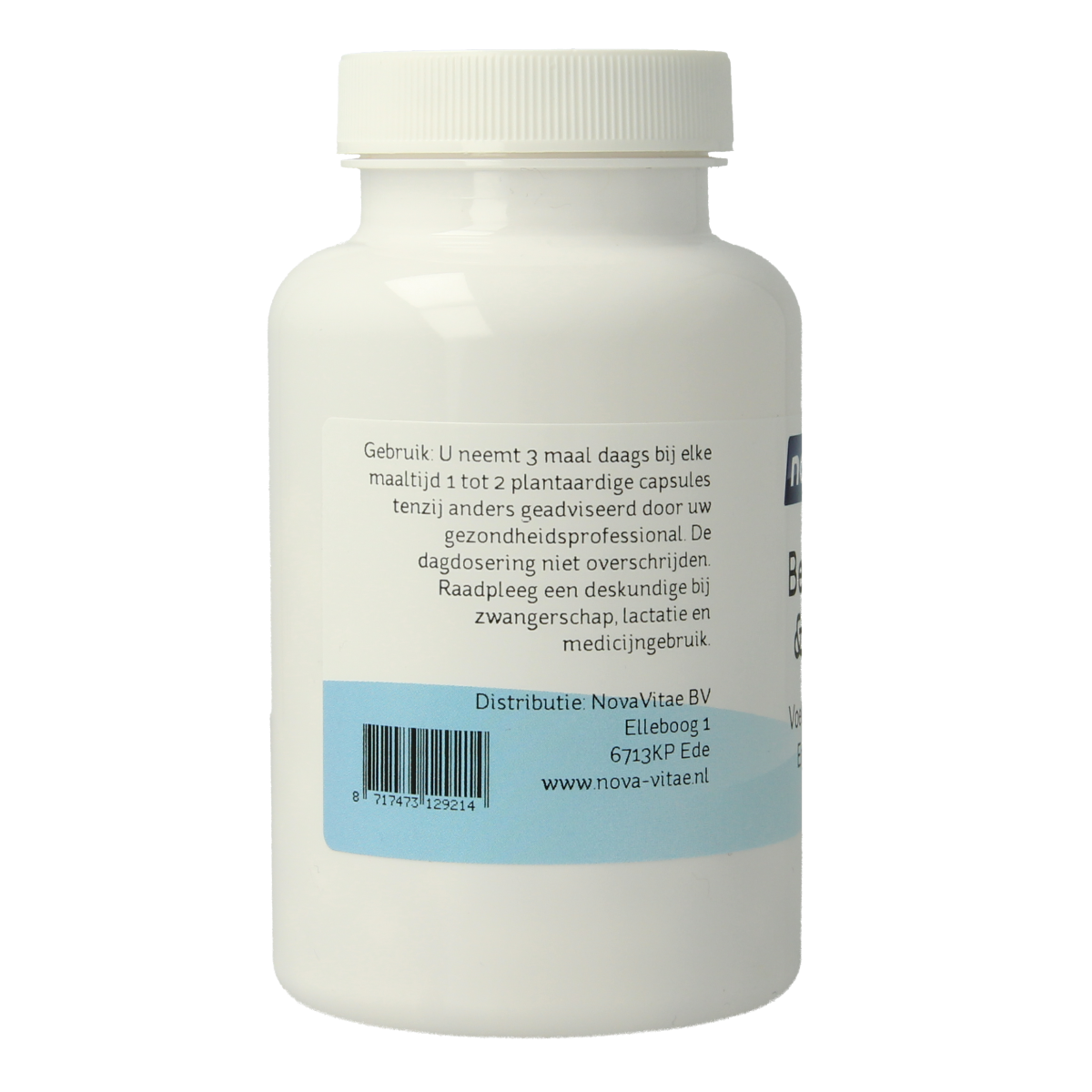 Nova Vitae Betaine HCI met pepsine 90.00 Capsules