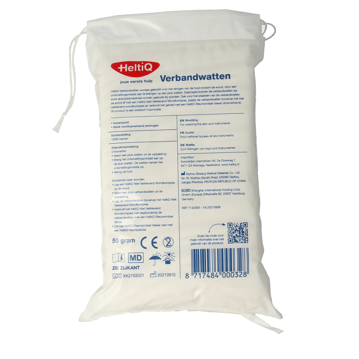 Heltiq Verbandwatten 50.00 Gram