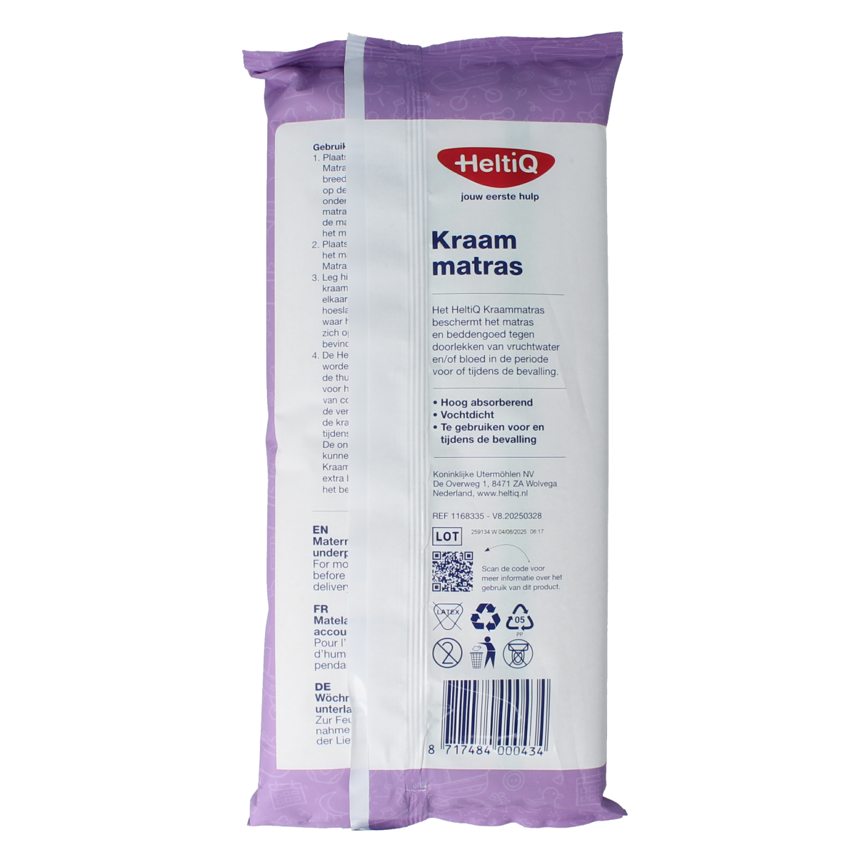 Heltiq Kraammatras 60 x 90cm zak 2.00 Stuks