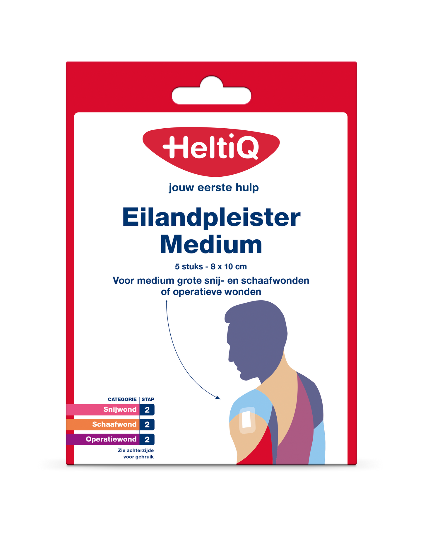 Heltiq Eilandpleisters 8 x 10cm 5 Stuks