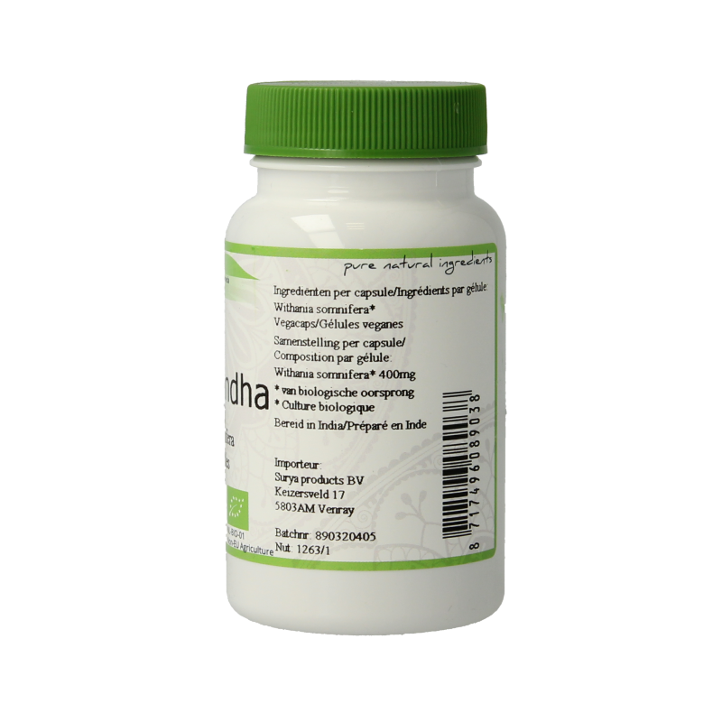 Surya Aswagandha bio 60 Capsules
