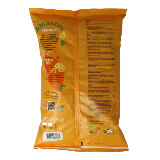 Amaizin Corn chips nacho bio 150 Gram