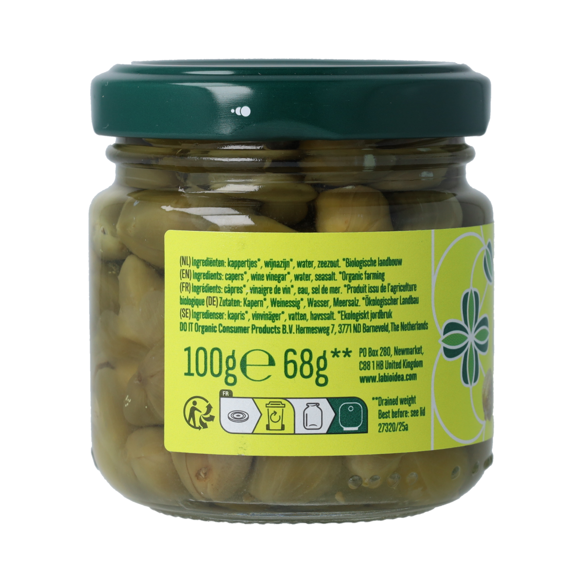 Bioidea Kappertjes bio 100.00 Gram