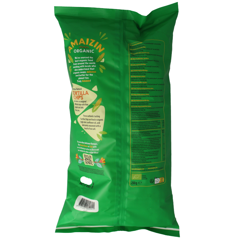 Amaizin Corn chips natural bio 250 Gram