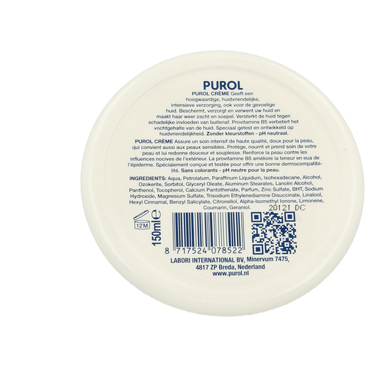 Purol Creme pot 150.00 Milliliter