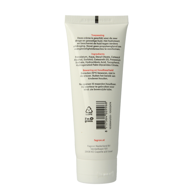 Fagron Cetomacrogol creme 50% vaseline 100 Gram