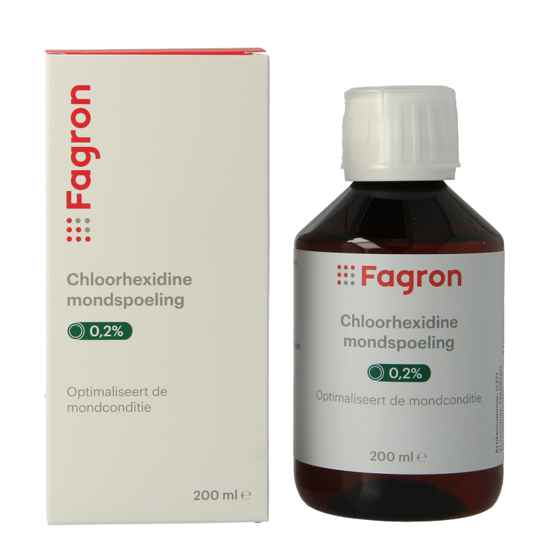 Fagron Chloorhexidine mondspoeling 0.2% 200 Milliliter