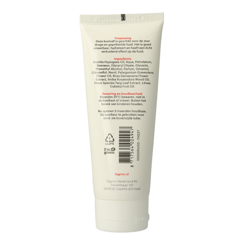 Fagron Koelzalf met 20% vaseline 100 Gram